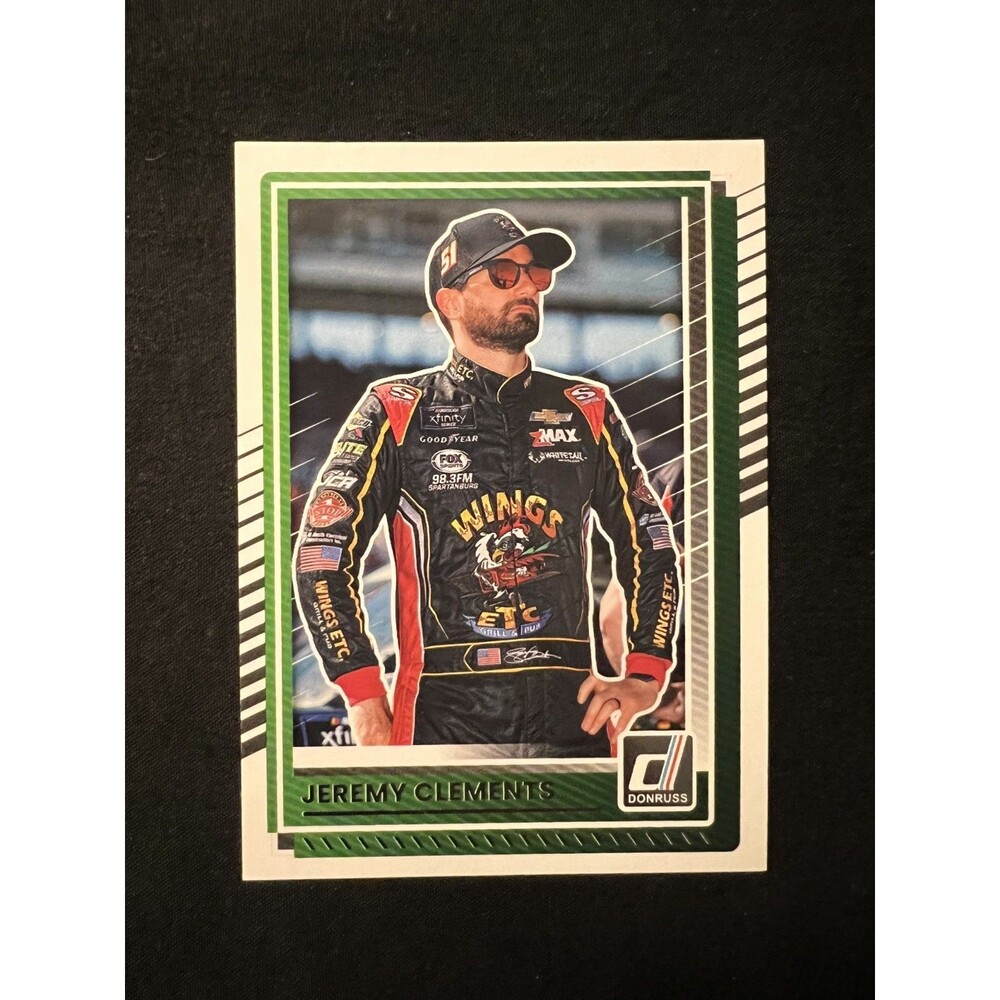 2025 Donruss Racing Jeremy Clements EX NASCAR Panini 66